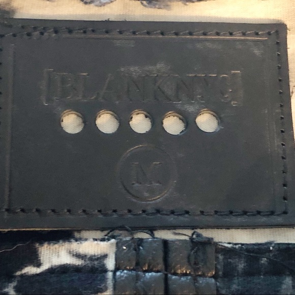 BLANK NYC NWT Black Vegan Leather Mouth Off Vest M - Picture 13 of 16